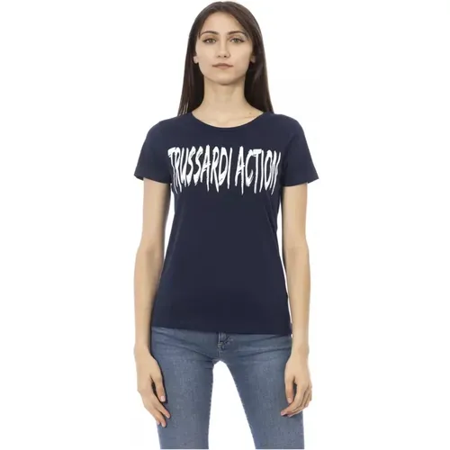 T-Shirts , Damen, Größe: XS - Trussardi - Modalova