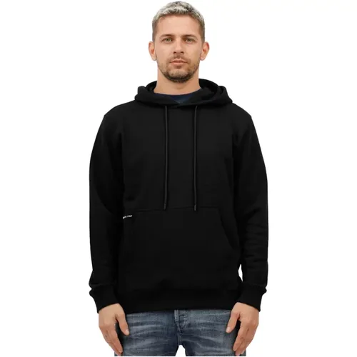 Hoodie mit Frontdruck und Kängurutasche - Dondup - Modalova