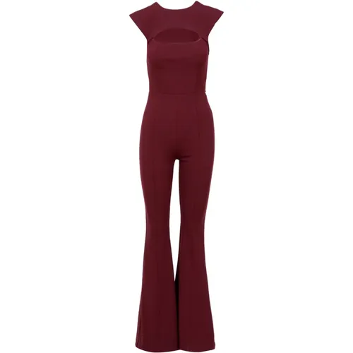 Ausgestellte Hose Jumpsuit mit Schulterpolstern , Damen, Größe: XS - Aniye By - Modalova