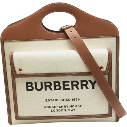 Pre-owned Canvas handbags , female, Sizes: ONE SIZE - Burberry Vintage - Modalova