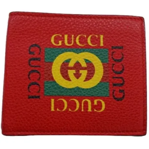 Pre-owned Leder portemonnaies - Gucci Vintage - Modalova