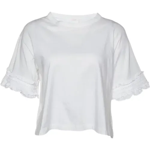 Pre-owned Baumwoll Tops , Damen, Größe: M - Chloé Pre-owned - Modalova