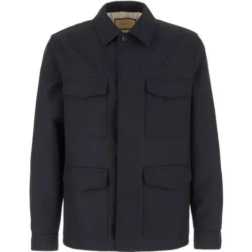 Light Jackets , male, Sizes: L - Gucci - Modalova