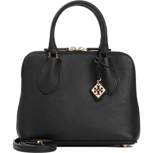 Grained Leather Handbag , female, Sizes: ONE SIZE - TORY BURCH - Modalova