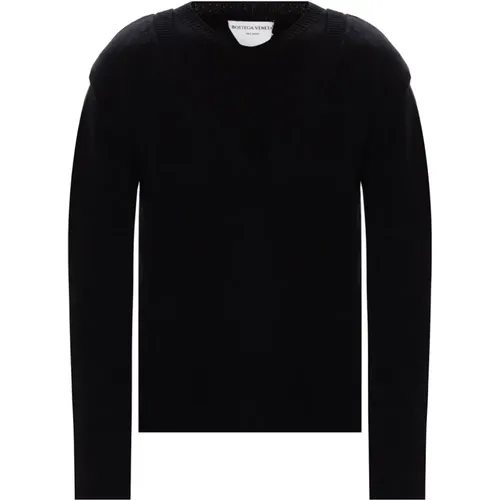 Double Neck Wool Sweater , male, Sizes: M - Bottega Veneta - Modalova