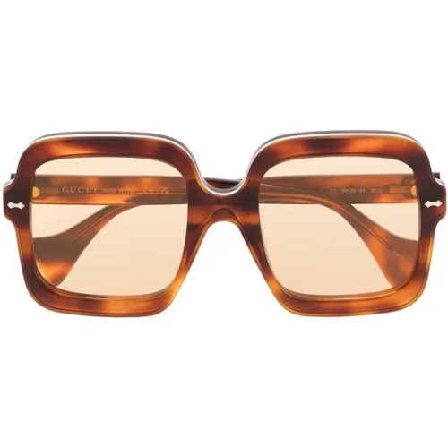 Gg1241S 002 Sonnenbrille , Damen, Größe: 56 MM - Gucci - Modalova