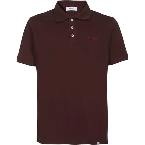 Kontrast Logo Baumwoll Polo Shirt - Les Deux - Modalova