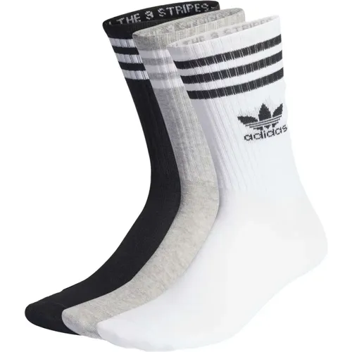 Packung mit 3 Socken , Herren, Größe: S - Adidas - Modalova