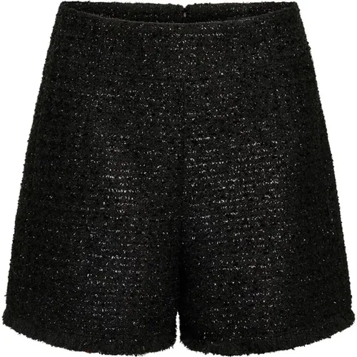 Women Raspberrybbnadini Glitter Shorts , female, Sizes: S, XL, L, M, XS - Bruuns Bazaar - Modalova