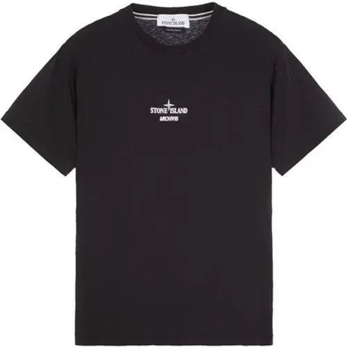 T-Shirts , Herren, Größe: L - Stone Island - Modalova