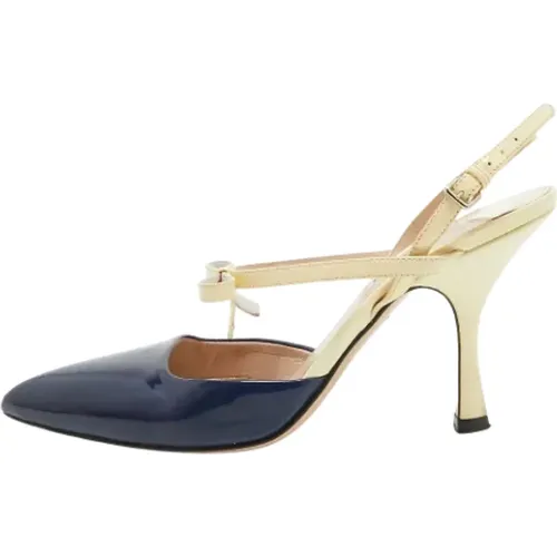 Pre-owned Leather heels , female, Sizes: 6 UK - Miu Miu Pre-owned - Modalova