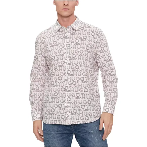 Mens Long Sleeve Shirt , male, Sizes: L, S, M, XL, XS - Hugo Boss - Modalova