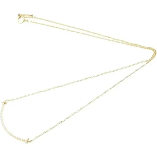 Gold Tiffany Co. Necklace , female, Sizes: ONE SIZE - Tiffany & Co. Pre-owned - Modalova