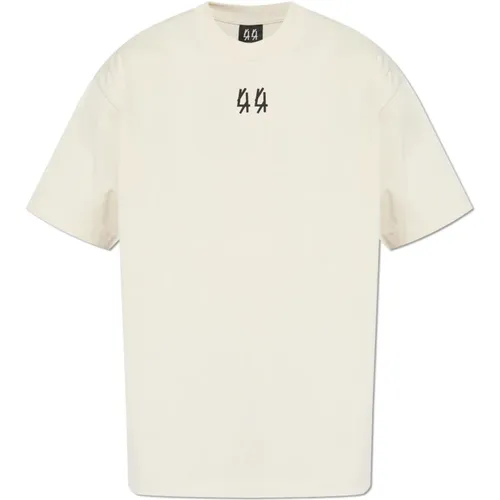 T-Shirt mit Logo , Herren, Größe: XL - 44 Label Group - Modalova