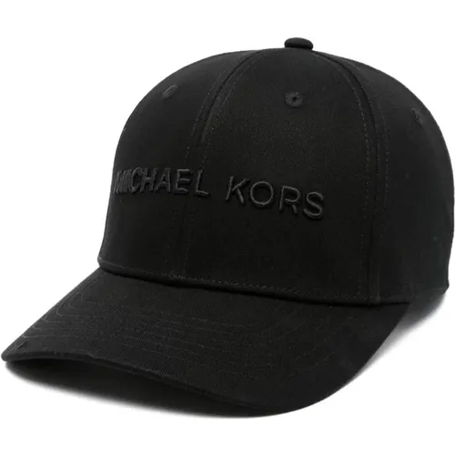 Schwarze Twill-Logo-Kappe - Michael Kors - Modalova