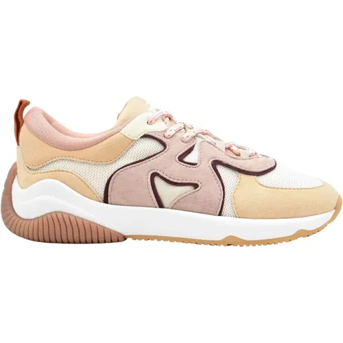 Rosa Spitze Schuhe Ss22 , Damen, Größe: 39 EU - Hogan - Modalova