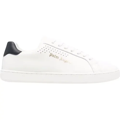 Leather Logo Sneakers , female, Sizes: 2 UK - Palm Angels - Modalova