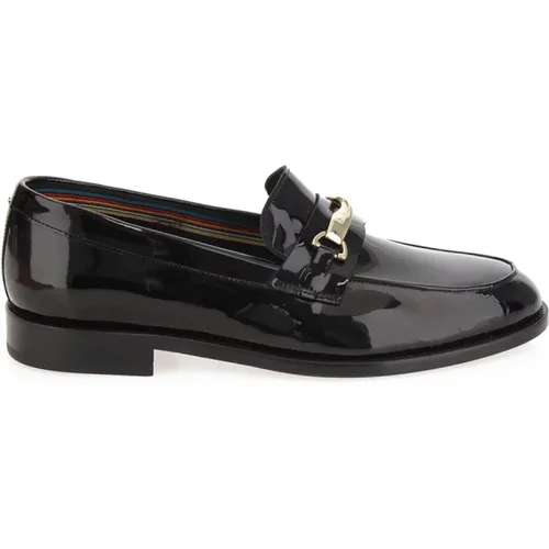 Schwarze Montego Lackloafers , Damen, Größe: 43 EU - Paul Smith - Modalova