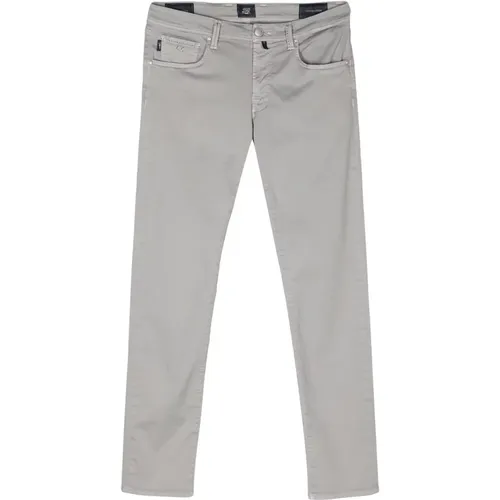 Cotton Blend Trousers with Pockets , male, Sizes: W36, W34 - Tramarossa - Modalova