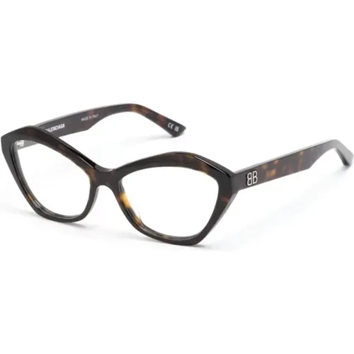 Braun/Havanna Optische Brille,Schwarze Optische Brille,Blaue Optische Brille Must-Have,Lila Optische Brille, Stilvoll und Vielseitig - Balenciaga - Modalova
