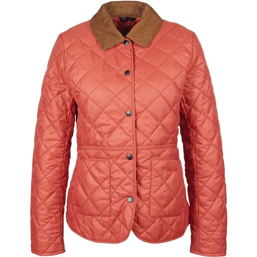Quilted Box Jacket Rosso Ss23 , female, Sizes: XS, XL, L - Barbour - Modalova