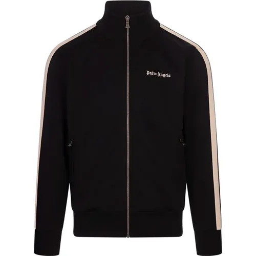 Track Jacket with Logo Embroidery , male, Sizes: XL, M, XS, 2XL, S - Palm Angels - Modalova