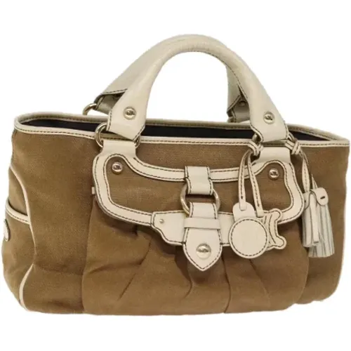 Pre-owned Canvas handbags , female, Sizes: ONE SIZE - Celine Vintage - Modalova