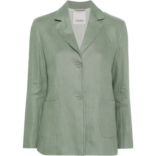 Grüne Jacken für Frauen , Damen, Größe: M - Max Mara - Modalova