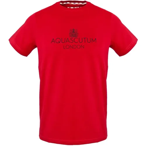 Herren Klassisches Logo-T-Shirt , Herren, Größe: S - Aquascutum - Modalova