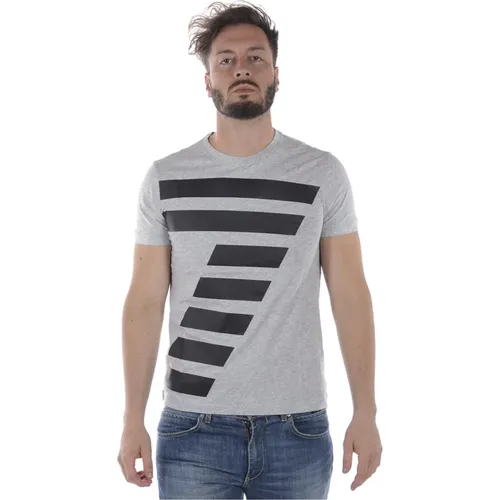 Lässiger Sweatshirt für Männer , Herren, Größe: XL - Emporio Armani EA7 - Modalova
