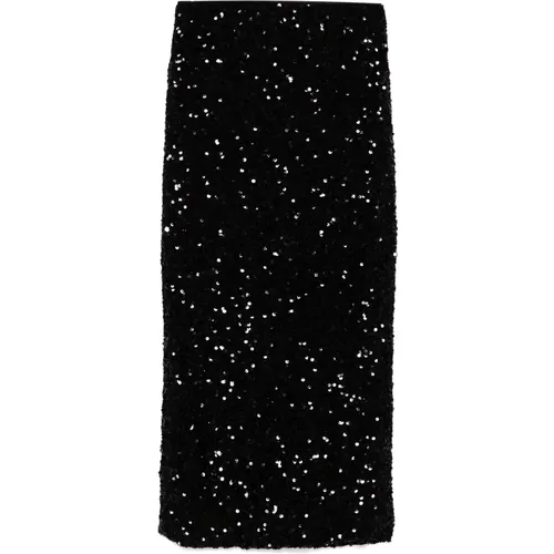 Sequin Midi Bleistiftrock , Damen, Größe: M - ROTATE Birger Christensen - Modalova