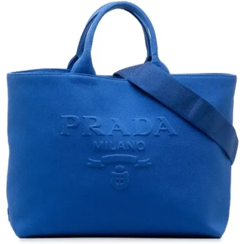 Pre-owned Canvas totes , female, Sizes: ONE SIZE - Prada Vintage - Modalova