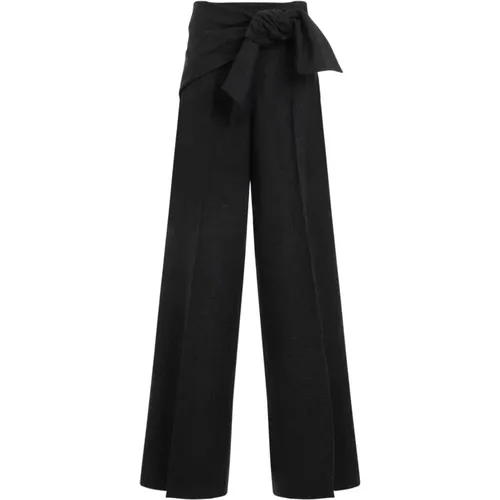 Grey Trousers Aw24 Women's Fashion , female, Sizes: S - Max Mara - Modalova