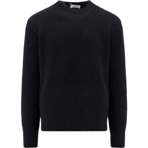 Schwarzer Pullover mit Pfeilmotiv , Herren, Größe: M - Off White - Modalova