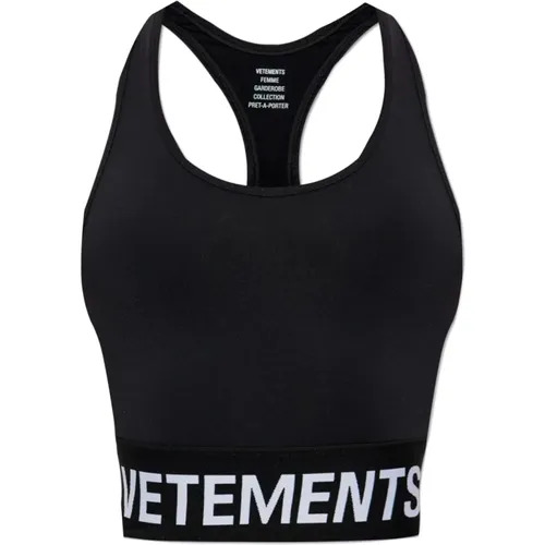 Sports Top , Damen, Größe: L - Vetements - Modalova