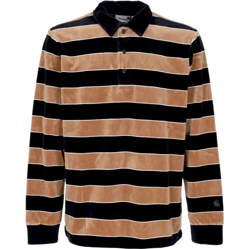 Long Sleeve Polo Rugby Shirt , male, Sizes: L, XL - Carhartt WIP - Modalova