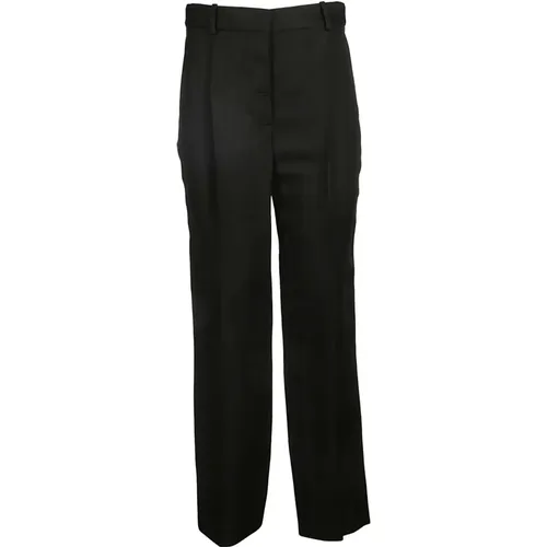 Weite schwarze Hose für einen eleganten Look , Damen, Größe: S - Victoria Beckham - Modalova