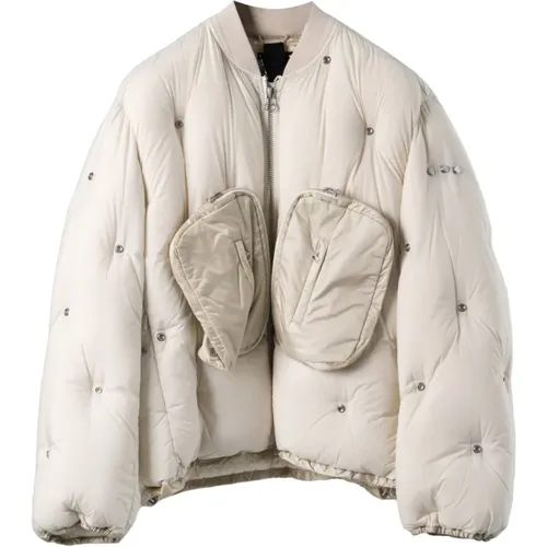 Short Adjustable Down Jacket - Ultimate Luxury for Women , male, Sizes: S, M - add - Modalova