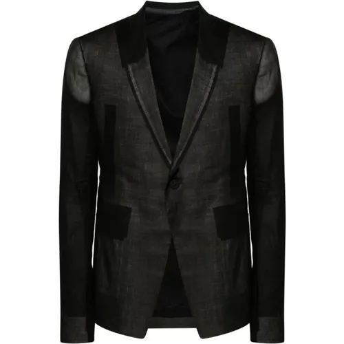 Cotton Semi-Sheer Jacket , male, Sizes: L - Rick Owens - Modalova