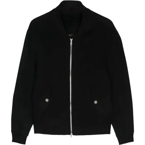 Schwarze Wollbomberjacke Low Brand - Low Brand - Modalova