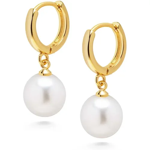 Mens Pearl Drop Earrings Nialaya - Nialaya - Modalova