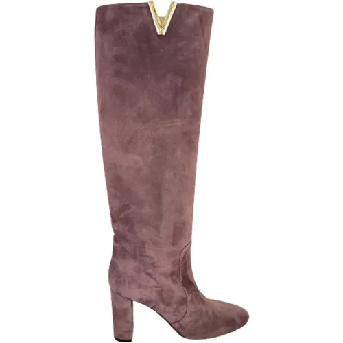 Stylish and Trendy Bordeaux Boots , female, Sizes: 6 UK - Via Roma 15 - Modalova