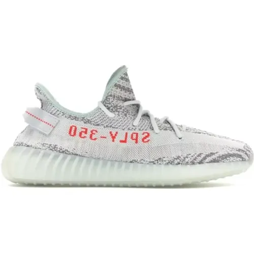 Blue Tint Yeezy Boost 350 V2 , male, Sizes: 2 UK, 2 2/3 UK - Adidas - Modalova