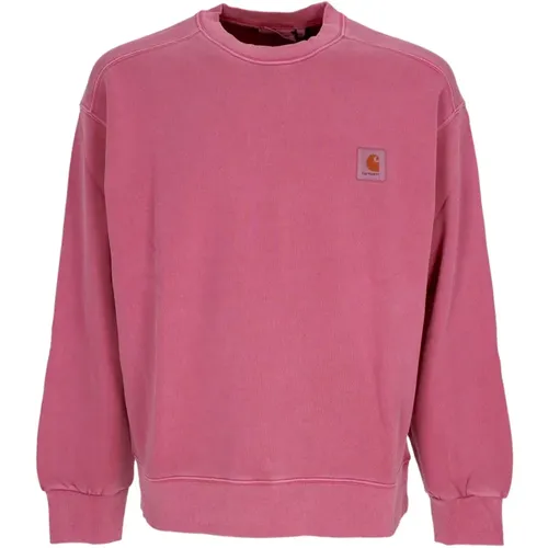 Magenta Lightweight Crewneck Sweatshirt , male, Sizes: XL, S, M - Carhartt WIP - Modalova