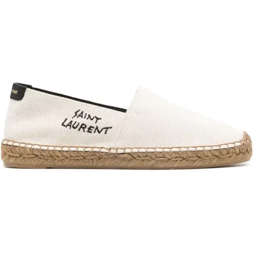 Espadrilles , female, Sizes: 4 UK - Saint Laurent - Modalova