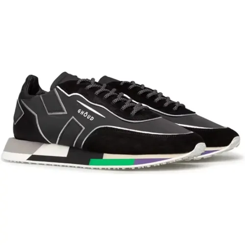 Niedrige Nylon/Synthetik Sportschuhe , Herren, Größe: 45 EU - Ghoud - Modalova