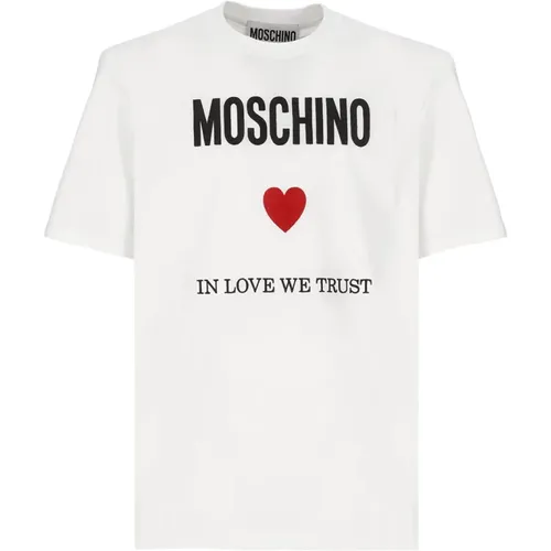 T-Shirts , Herren, Größe: XL - Moschino - Modalova