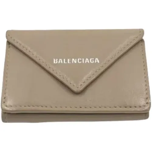 Pre-owned Leather wallets , female, Sizes: ONE SIZE - Balenciaga Vintage - Modalova