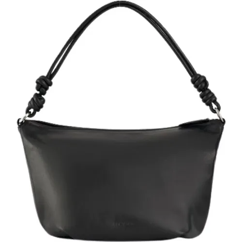 Große Lederschultertasche , Damen, Größe: ONE Size - Malababa - Modalova