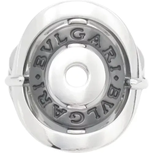 Pre-owned White Gold rings , female, Sizes: ONE SIZE - Bvlgari Vintage - Modalova